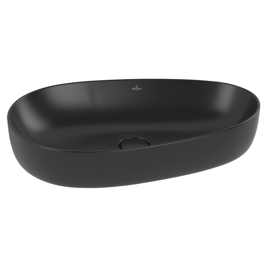 Lavabo à poser Antao
65 x 14.6 x 40 cm
TitanCeram, forme spéciale
avec garniture d’écoulement non verrouillable
sans trop-plein, avec matériel de fixation