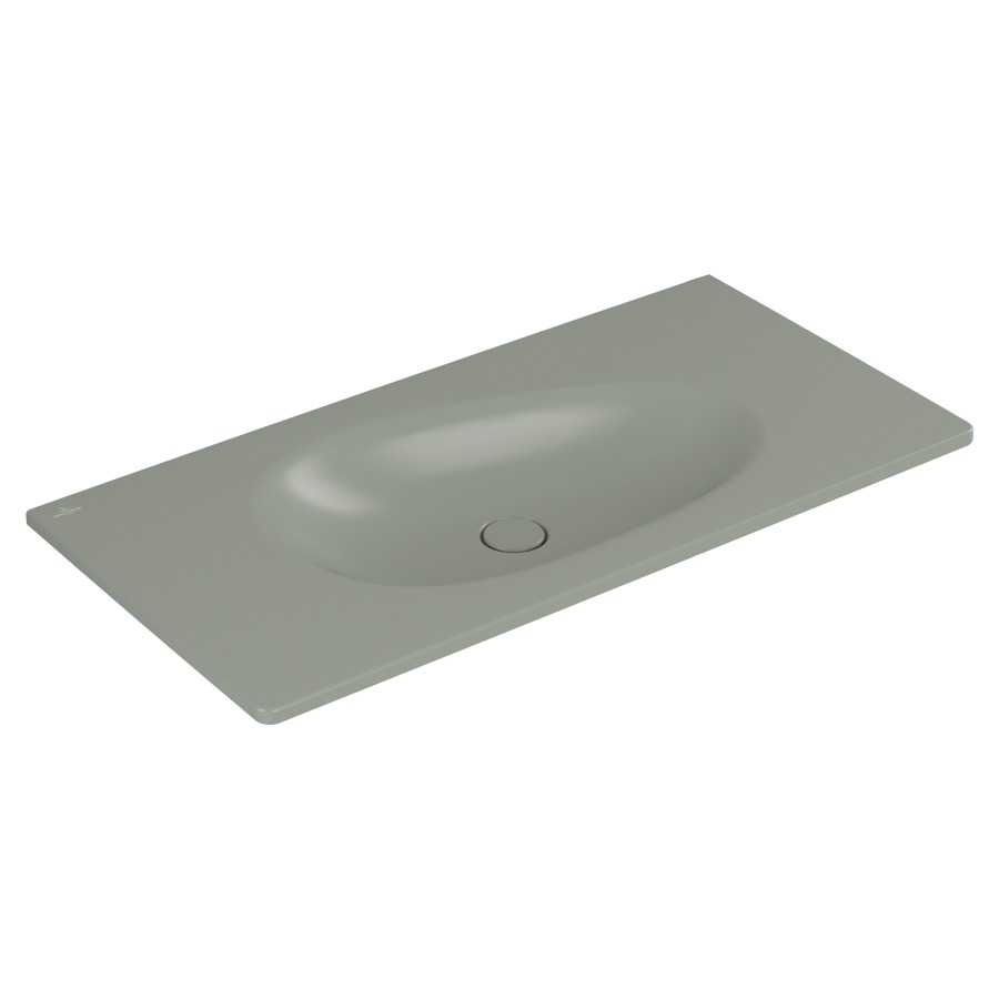 Lavabo Antao
100 x 15 x 50 cm
TitanCeram, rectangulaire
avec garniture d’écoulement non verrouillable
sans trop-plein