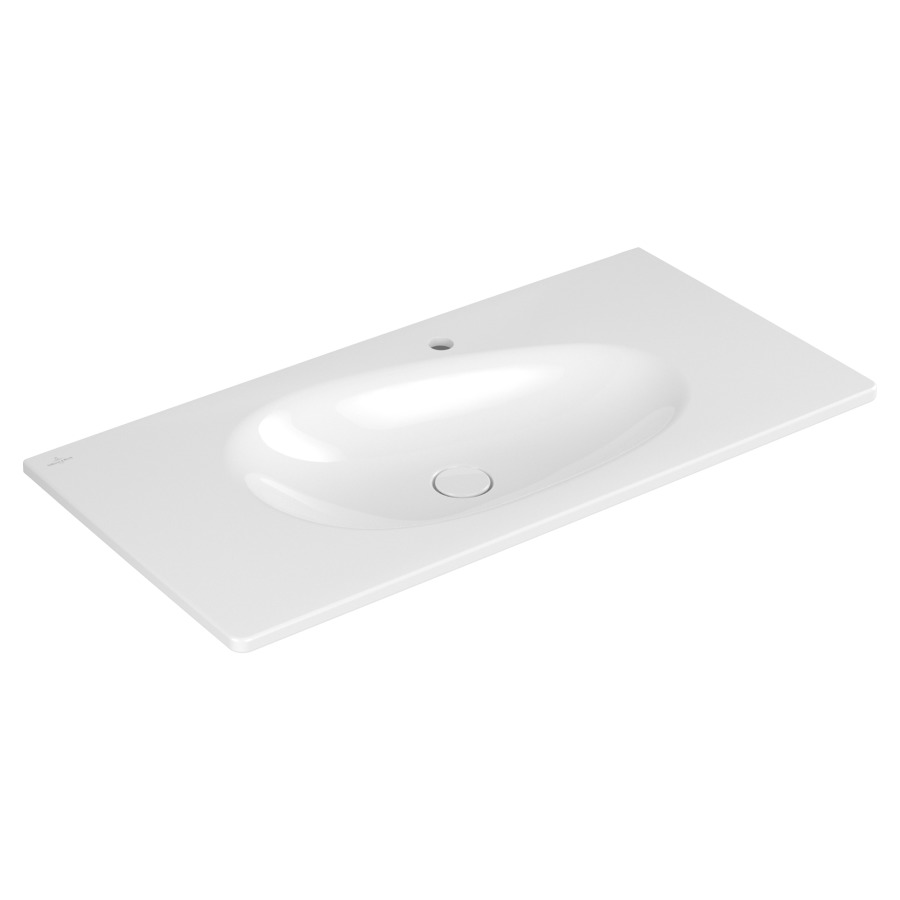Lavabo Antao
100 x 15 x 50 cm
TitanCeram, rectangulaire
avec trop-plein invisible