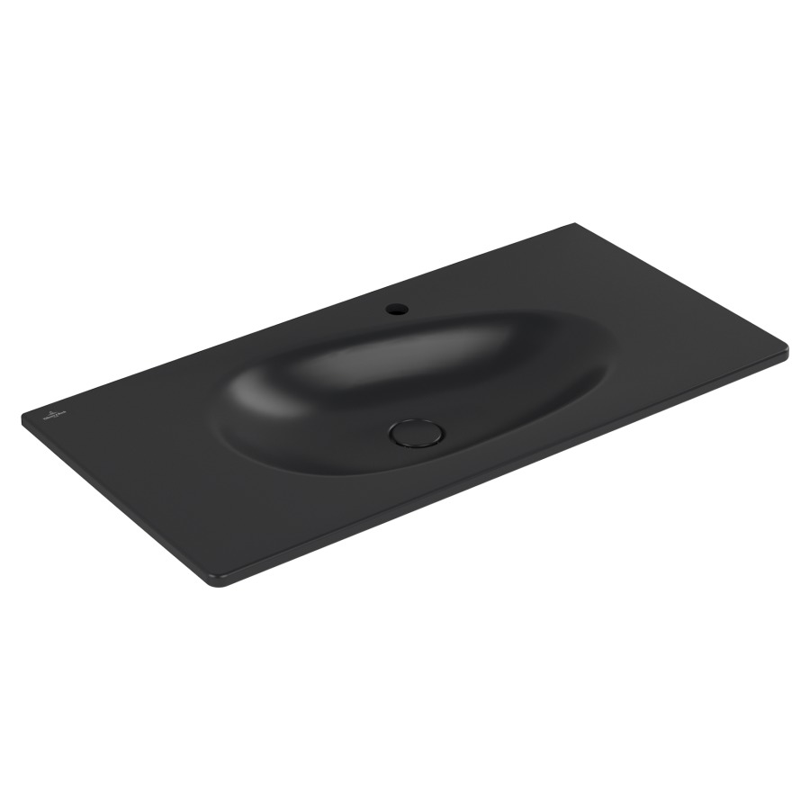 Lavabo Antao
100 x 15 x 50 cm
TitanCeram, rectangulaire
avec trop-plein invisible