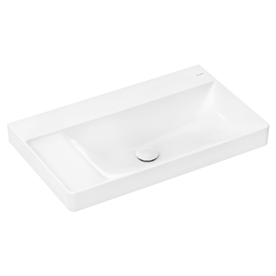 Lavabo à poser XELU Q
80 x 14 x 48 cm, Céramique
côté inférieur poli
lavabo à droite, sans trop-plein
avec garniture d’écoulement non verrouillable