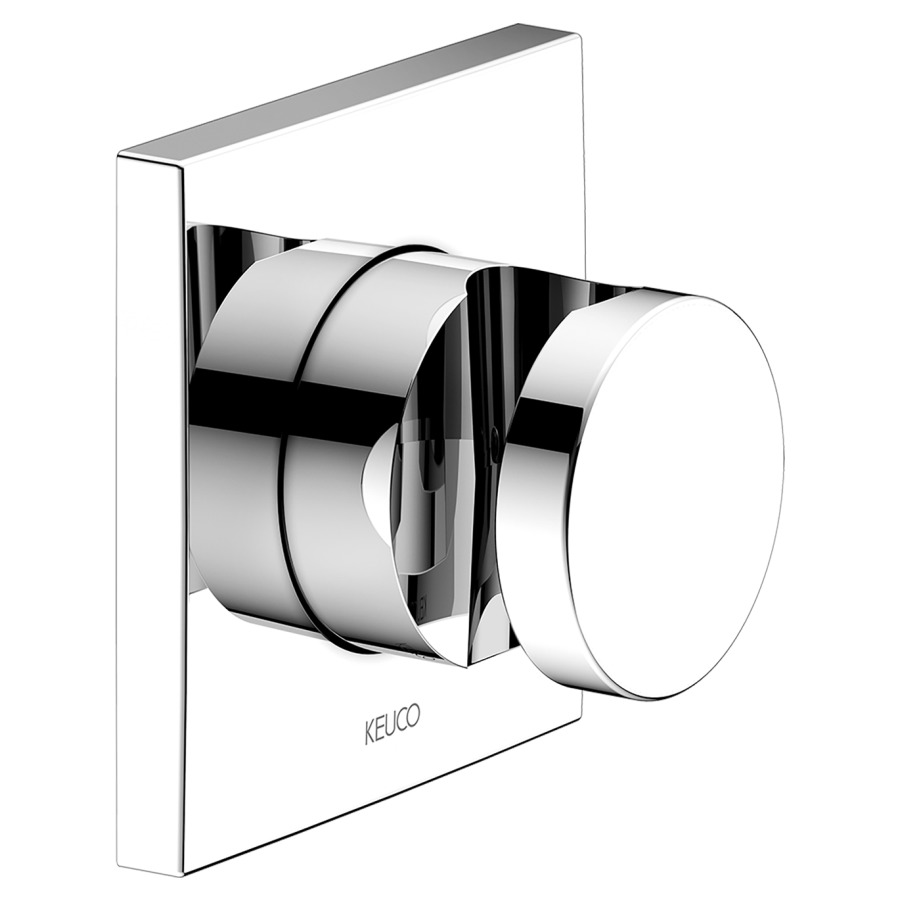 Support de douche IXMO
pour flexibles avec écrou 
conique, avec rosace carrée