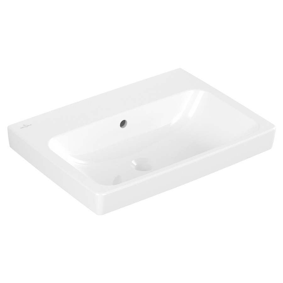Lavabo ARCHITECTURA
60 x 16.5 x 44.5 cm
Céramique, rectangulaire, lavabo au milieu
sans soupape d’écoulement, avec trop-plein