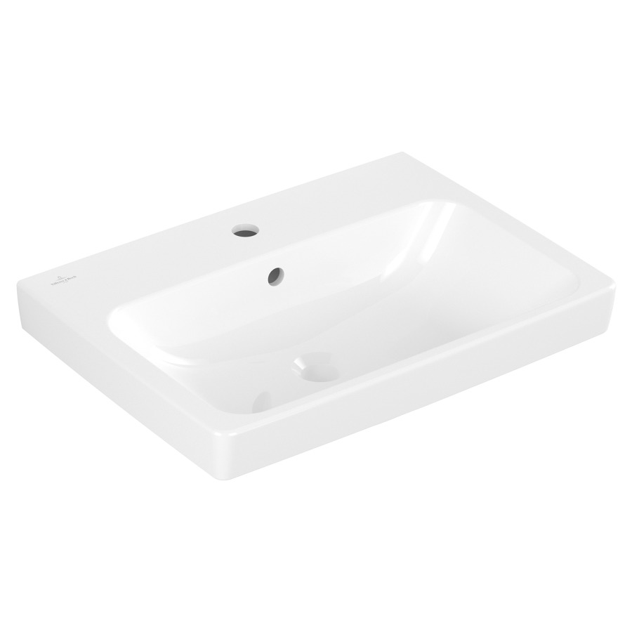 Lavabo ARCHITECTURA
60 x 16.5 x 44.5 cm
Céramique, rectangulaire, lavabo au milieu
sans soupape d’écoulement, avec trop-plein