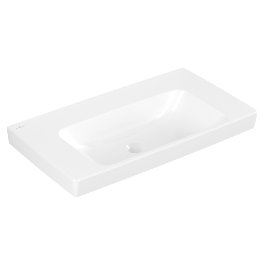 Lavabo ARCHITECTURA
80 x 16.5 x 45.5 cm
Céramique, rectangulaire, lavabo au milieu
sans soupape d’écoulement, sans trop-plein