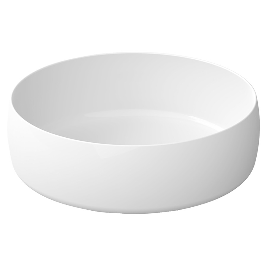 Lavabo à poser Mava
D 42 cm, H 10 cm, Acier 
sans trop-plein
