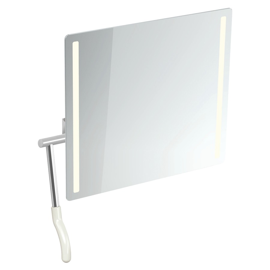 Miroir inclinable Hewi 802 LifeSystem
72.5 x 74.1 x 17.2-31 cm
adapté PMR, éclairage LED à gauche et
à droite, levier à gauche
avec pare-éclats intégré
Classe d’énergie G, IP44