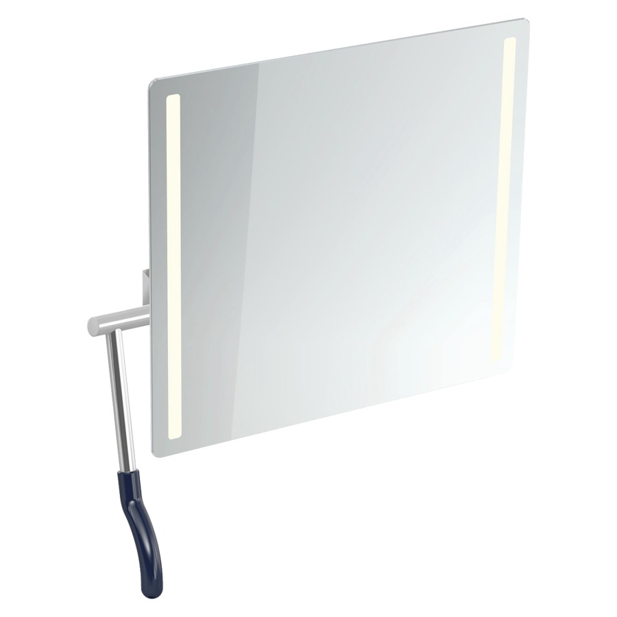 Miroir inclinable Hewi 802 LifeSystem
72.5 x 74.1 x 17.2-31 cm
adapté PMR, éclairage LED à gauche et
à droite, levier à gauche
avec pare-éclats intégré
Classe d’énergie G, IP44