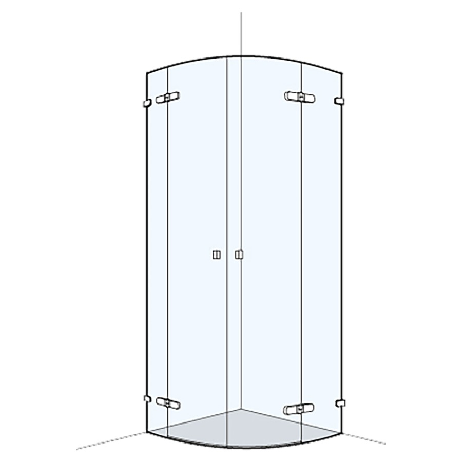 Entrée diagonale S505PLUS
100.1-120 cm, H 200 cm
sans cadre, profil contre l'écaboussement
porte pivotante avec partie fixe à gauche et à droite
pour douche quart de cercle R 50 cm
Schmidlin, Zirkon
MESURES EXACTES SELON PRISE DE MESURE