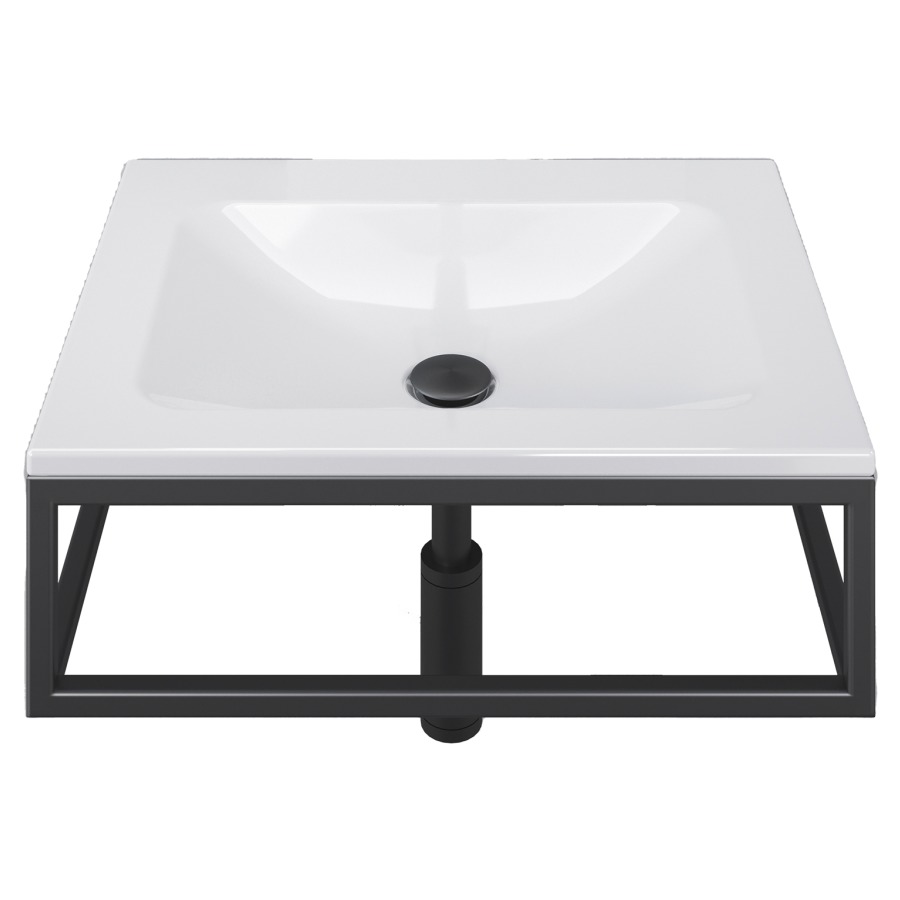 Lavabo LOTUS FRAME
60 x 19 x 47 cm
Acier, sans trop-plein
avec tablette de robinetterie
avec cadre, prémonté