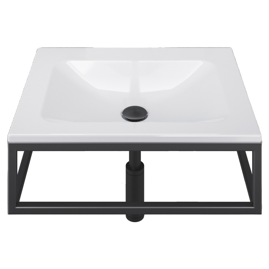 Lavabo LOTUS FRAME
60 x 19 x 47 cm
Acier, sans trop-plein
avec tablette de robinetterie
avec cadre, prémonté