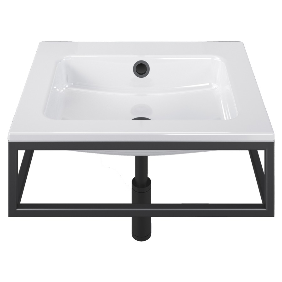 Lavabo MERO FRAME
60 x 19 x 47 cm
Acier, avec trop-plein
avec tablette de robinetterie
avec cadre, prémonté