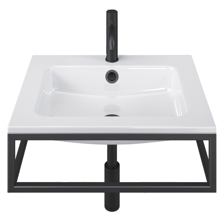 Lavabo MERO FRAME
60 x 19 x 47 cm
Acier, avec trop-plein
avec tablette de robinetterie
avec cadre, prémonté