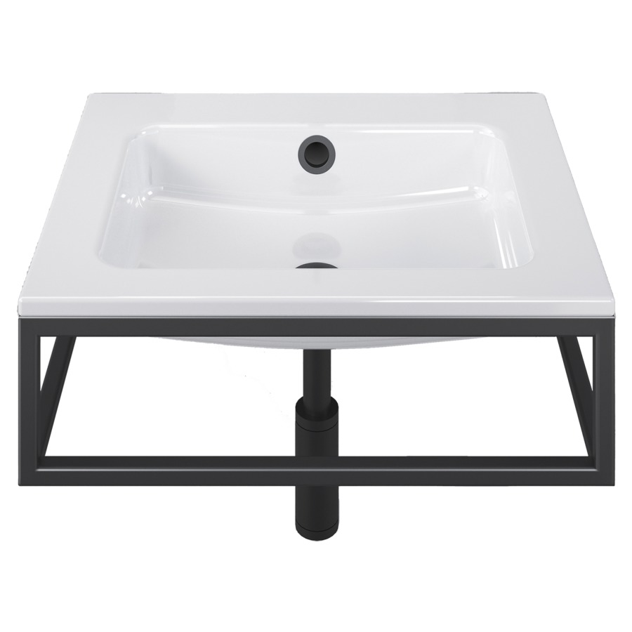 Lavabo MERO FRAME
60 x 19 x 47 cm
Acier, avec trop-plein
avec tablette de robinetterie
avec cadre, prémonté