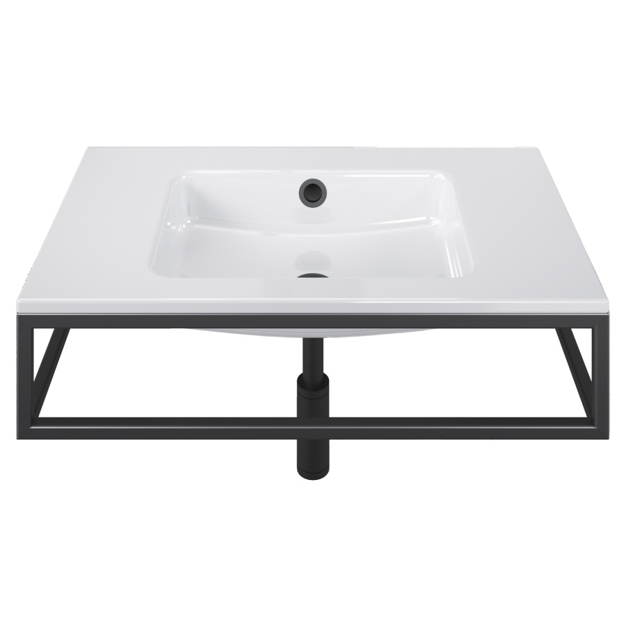 Lavabo MERO FRAME
80 x 19 x 47 cm
Acier, avec trop-plein
avec tablette de robinetterie
avec cadre, prémonté