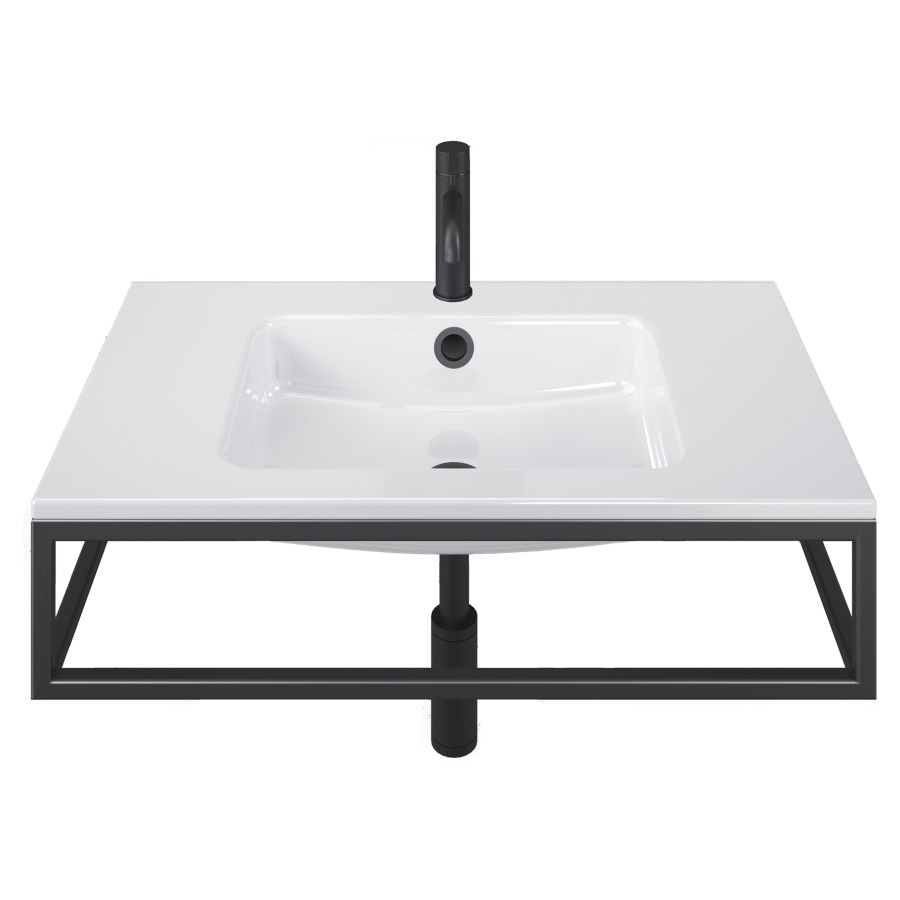 Lavabo MERO FRAME
80 x 19 x 47 cm
Acier, avec trop-plein
avec tablette de robinetterie
avec cadre, prémonté