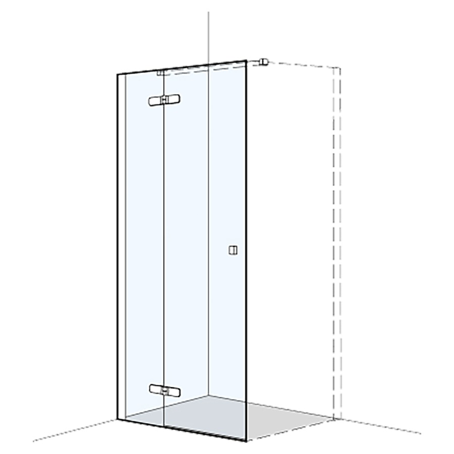 Porte pivotante S500PLUS pour cloison latérale