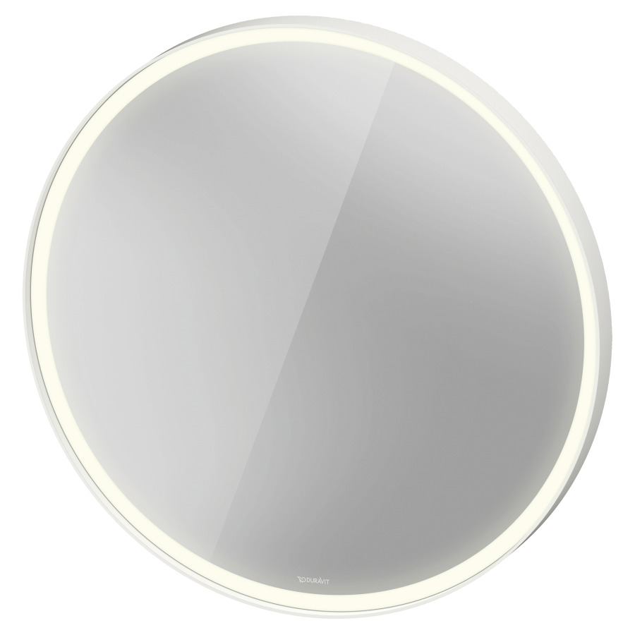 Miroir lumineux L-CUBE
D 90 x 6.7 cm, éclairage LED direct
entourante, dimmable
3500 Kelvin, 24 Watt
avec chauffage du miroir, IP44