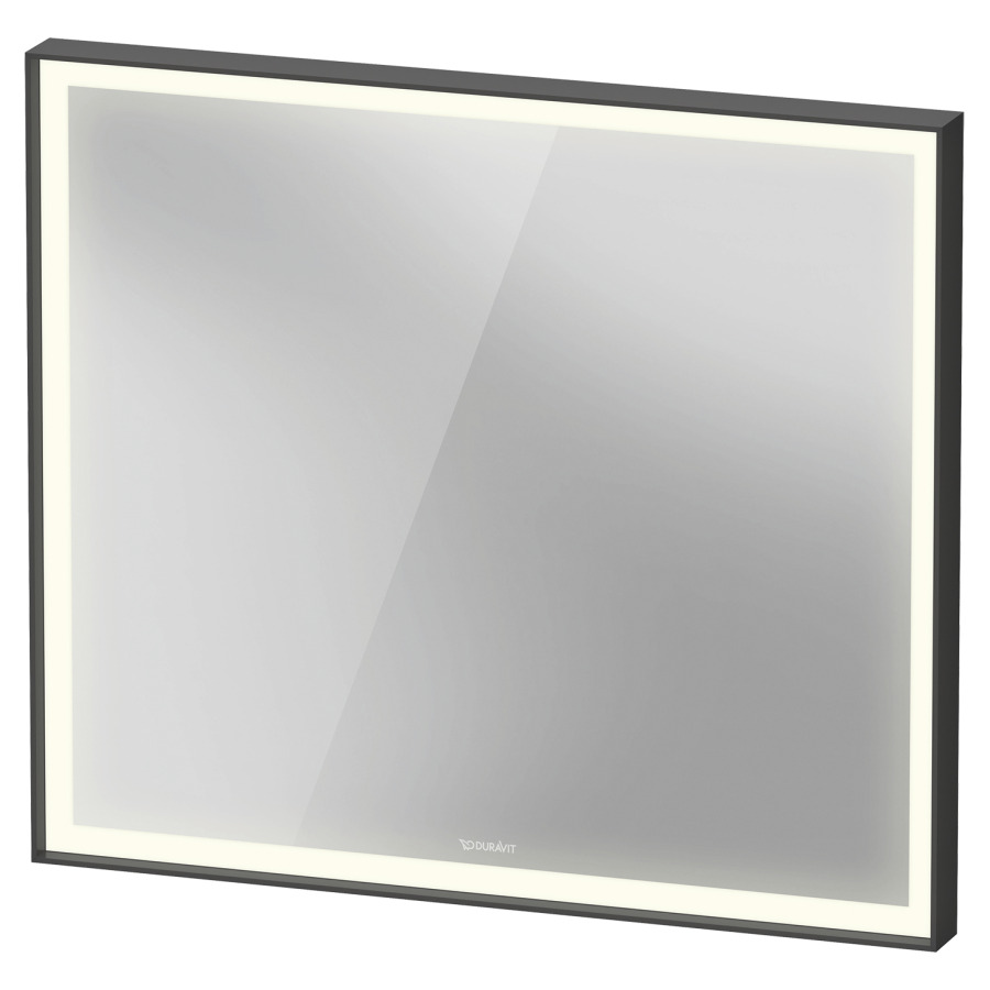 Miroir lumineux L-CUBE
80 x 70 x 6.7 cm
éclairage LED direct, entourante
dimmable, 3500 Kelvin, 24 Watt
interrupteur à capteur en bas à droite
avec chauffage du miroir, IP44