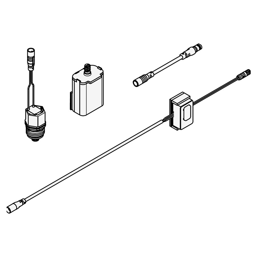 Kit pour le rinçage de la conduite d'eau froide KWC