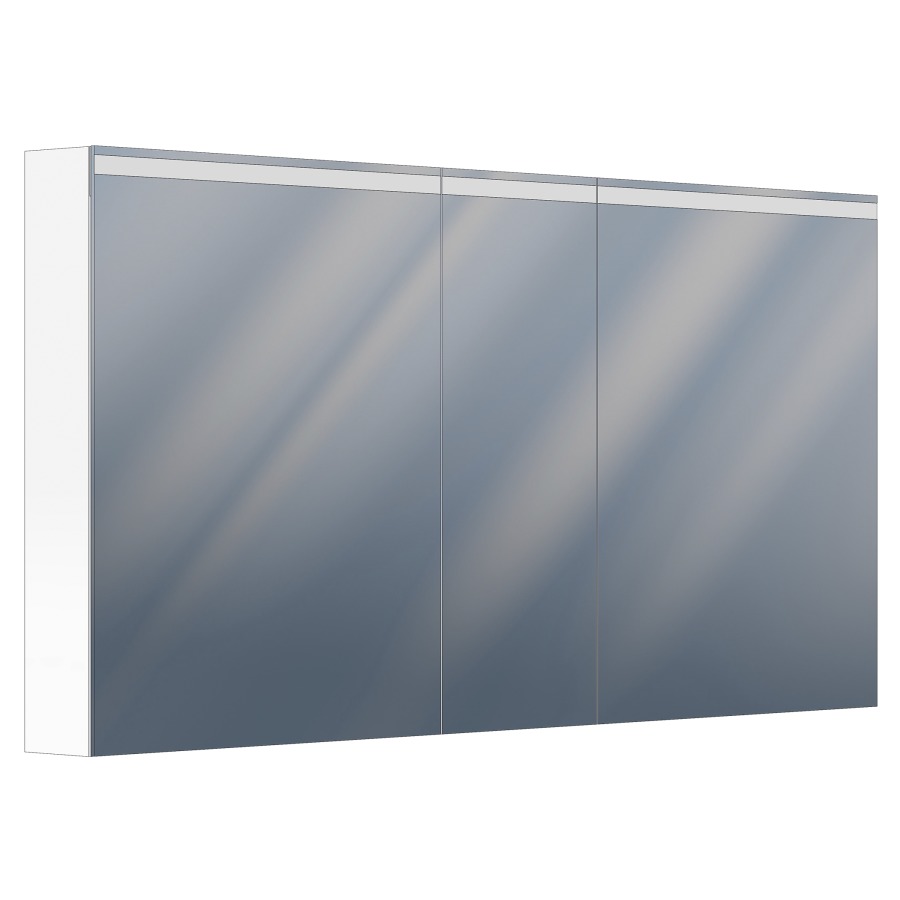 Armoire de toilette Cubango Novo
Tunable White
150 x 74 x 12/15 cm
Profilé en aluminium
3&nbsp;portes à double miroir (60/30/60)
2&nbsp;prises en bas
système breveté à deux
interrupteurs avec commande
rotative et SIDLER Switch
éclairage LED direct
en haut 48 W, en bas 5 W
Lumen en haut 5845, Lumen en bas 751
dimmable, 2000-6500 Kelvin
connexion USB, IP24