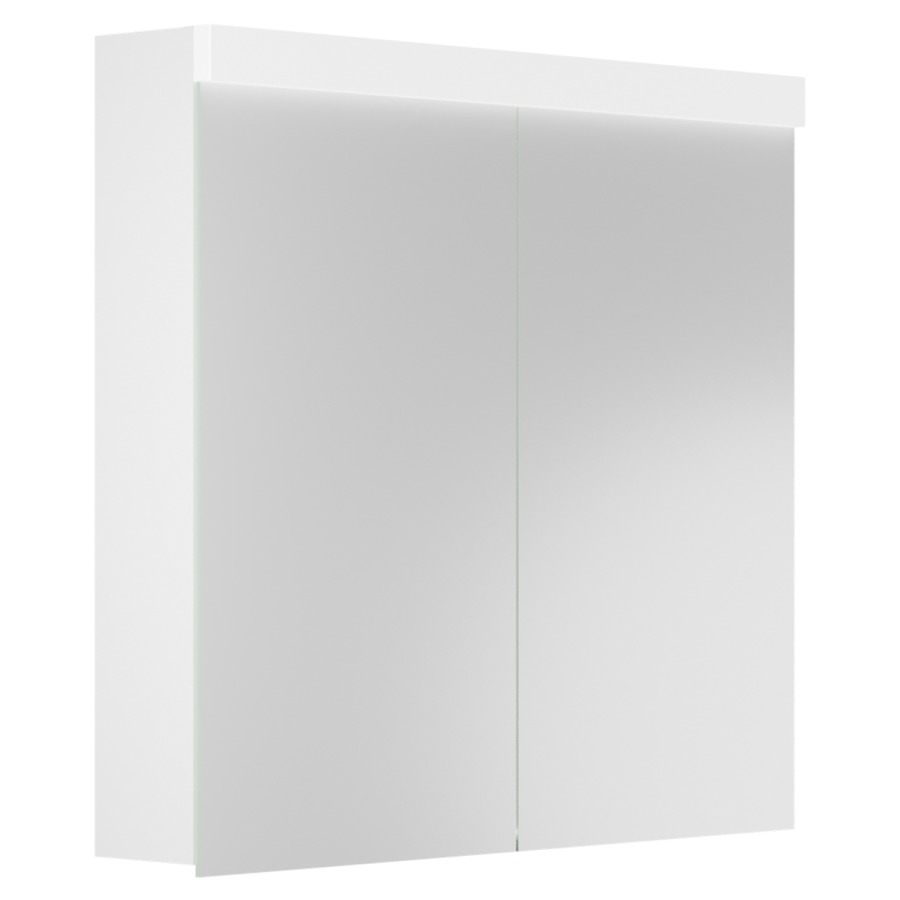 Armoire de toilette Duplex Eco
80 x 73.8 x 14.1 cm
Profilé en aluminium
2&nbsp;portes à double miroir (40/40)
éclairage LED direct 14.4 Watt
1&nbsp;prise double en haut, changeable
4 tablettes en verre, IP24