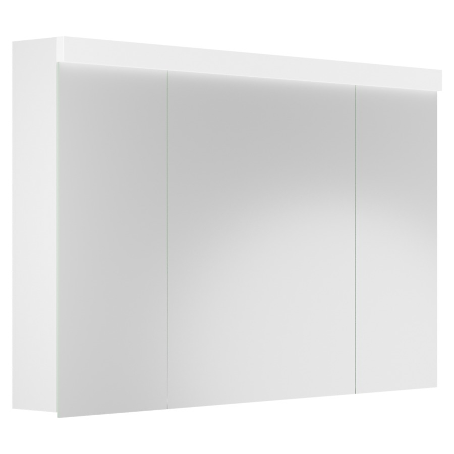 Armoire de toilette Duplex Eco
120 x 73.8 x 14.1 cm
Profilé en aluminium
3&nbsp;portes à double miroir (30/60/30)
éclairage LED direct 21.6 Watt
1&nbsp;prise double en haut, changeable
6 tablettes en verre, IP24
