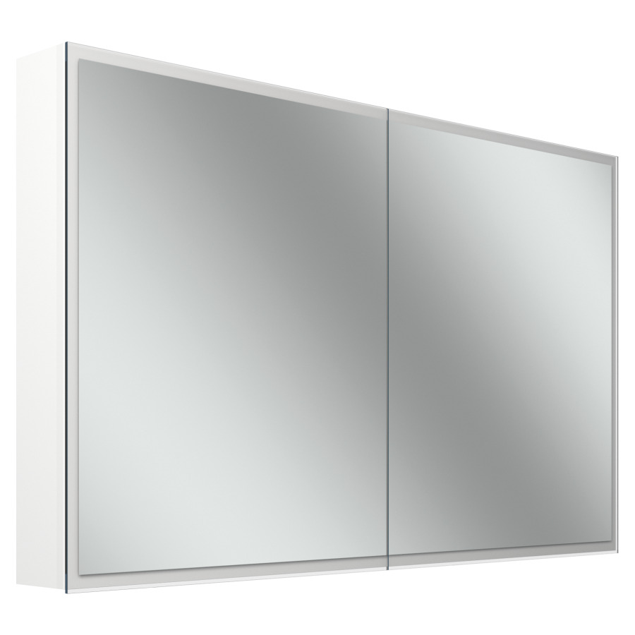 Armoire de toilette Schneider GLOW D2W
121.3 x 73.6 x 13.6 cm
Profilé en aluminium, montage UP/AP
2&nbsp;portes à double miroir
éclairage LED, 2000-6500 Kelvin
Dim2Warm, Touch-Slider, 60 Watt
10394 Lumen, 2 prises doubles
à gauche et à droite en bas de la paroi 
intermédiaire, 4 tablettes  en verre
IP44, Classe d’énergie C