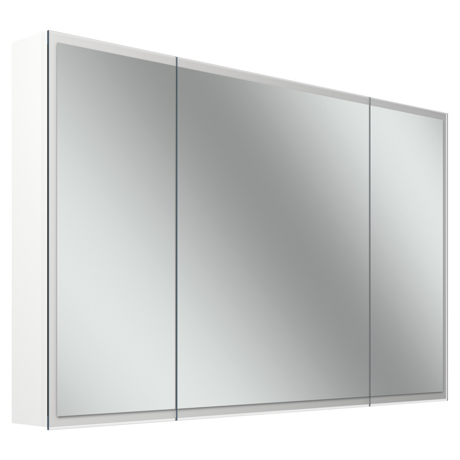 Armoire de toilette Schneider GLOW D2W
121.3 x 73.6 x 13.6 cm
Profilé en aluminium, montage UP/AP
3&nbsp;portes à double miroir
éclairage LED, 2000-6500 Kelvin
Dim2Warm, Touch-Slider, 60 Watt
10394 Lumen, 2 prises doubles
à gauche et à droite en bas de la paroi 
intermédiaire, 4 tablettes  en verre
IP44, Classe d’énergie C