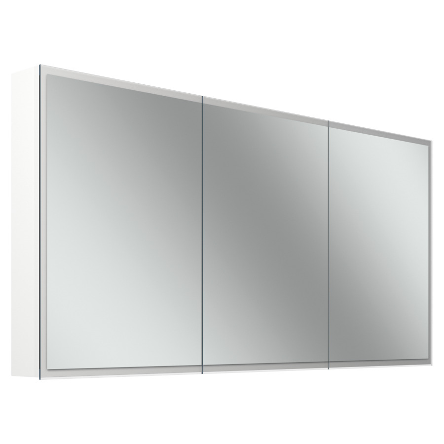 Armoire de toilette Schneider GLOW D2W
151.3 x 73.6 x 13.6 cm
Profilé en aluminium, montage UP/AP
3&nbsp;portes à double miroir
éclairage LED, 2000-6500 Kelvin
Dim2Warm, Touch-Slider, 70 Watt
12018 Lumen, 2 prises doubles
à gauche et à droite en bas de la paroi 
intermédiaire, 4 tablettes  en verre
IP44, Classe d’énergie C