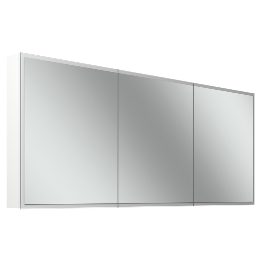 Armoire de toilette Schneider GLOW D2W
181.3 x 73.6 x 13.6 cm
Profilé en aluminium, montage UP/AP
3&nbsp;portes à double miroir
éclairage LED, 2000-6500 Kelvin
Dim2Warm, Touch-Slider, 79 Watt
13642 Lumen, 2 prises doubles
à gauche et à droite en bas de la paroi 
intermédiaire, 6 tablettes  en verre
IP44, Classe d’énergie C