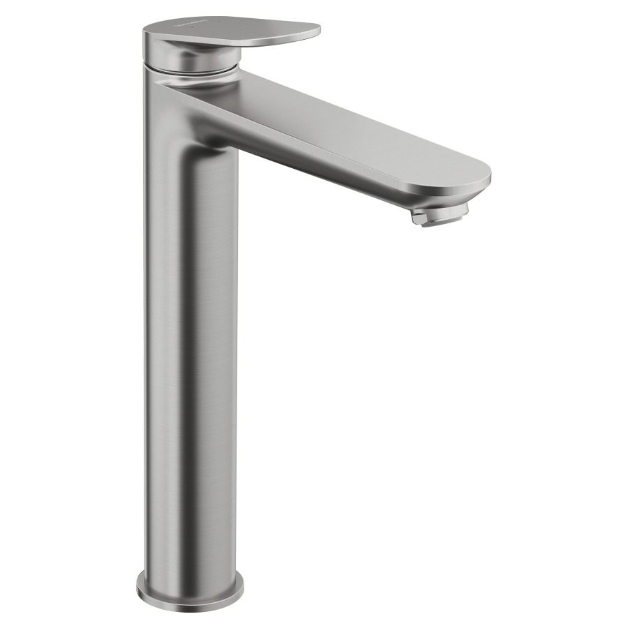 Mélangeur de lavabo Wave XL
saillie 176 mm, goulot fixe
haute colonne
H jusqu'à aérateur 236 mm
sans soupape d’écoulement
débit 5 (L/min)
tuyaux de raccordement flexibles 3/8"
groupe acoustique&nbsp;I