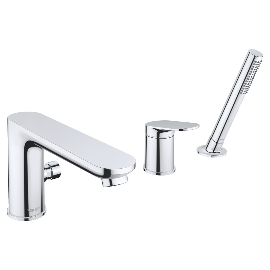 Garniture de remplissage WAVE
3 trous, goulot de baignoire
saillie 200 mm, mélangeur
inverseur, douche extensible
débit 27 (L/min)
set final pour montage
sur gorge de baignoire
groupe acoustique&nbsp;NT