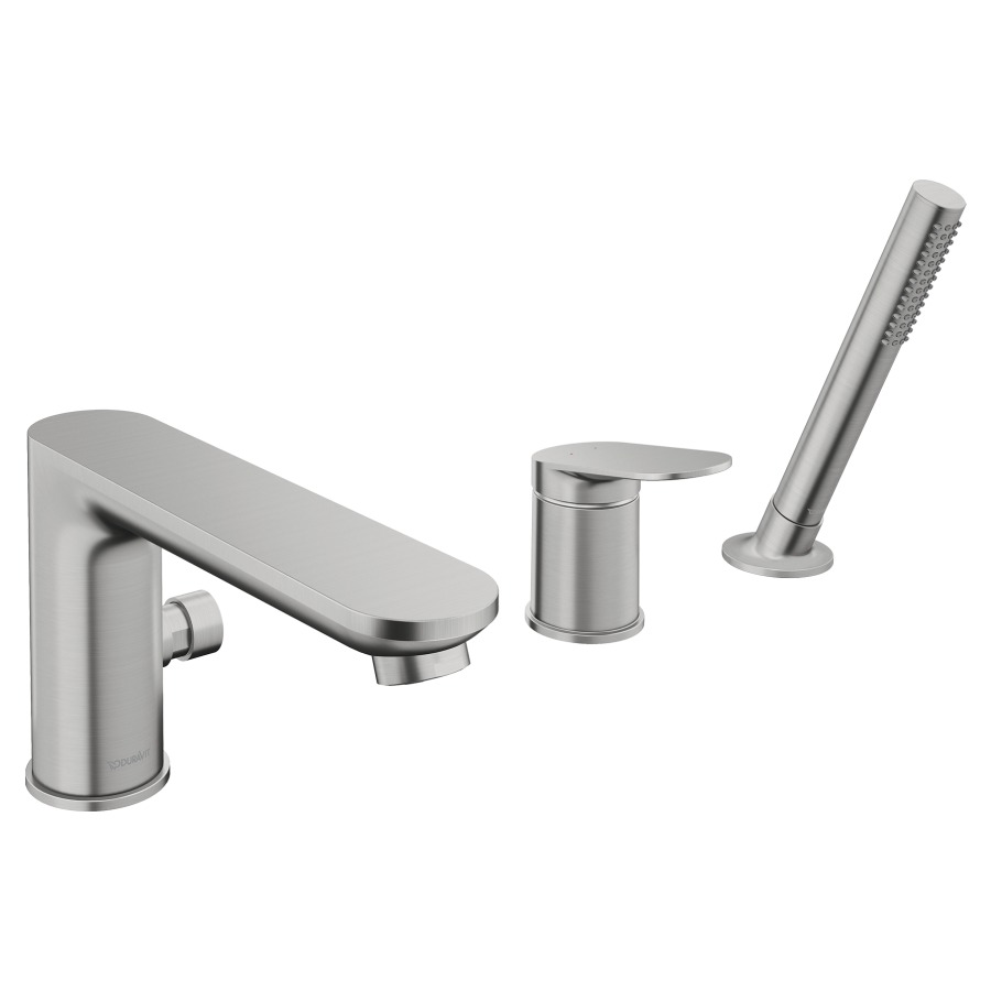 Garniture de remplissage WAVE
3 trous, goulot de baignoire
saillie 200 mm, mélangeur
inverseur, douche extensible
débit 27 (L/min)
set final pour montage
sur gorge de baignoire
groupe acoustique&nbsp;NT
