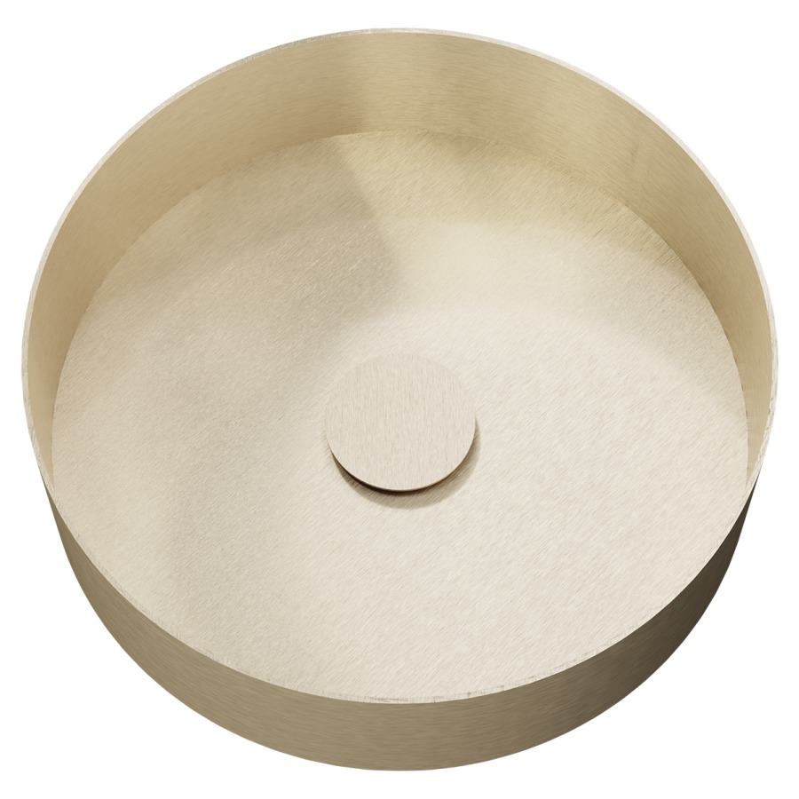 Lave-mains à poser Morath by Dornbracht
D 40 cm, H 12.5 cm, Acier inoxydable
avec vidage, sans trop-plein
avec matériel de fixation