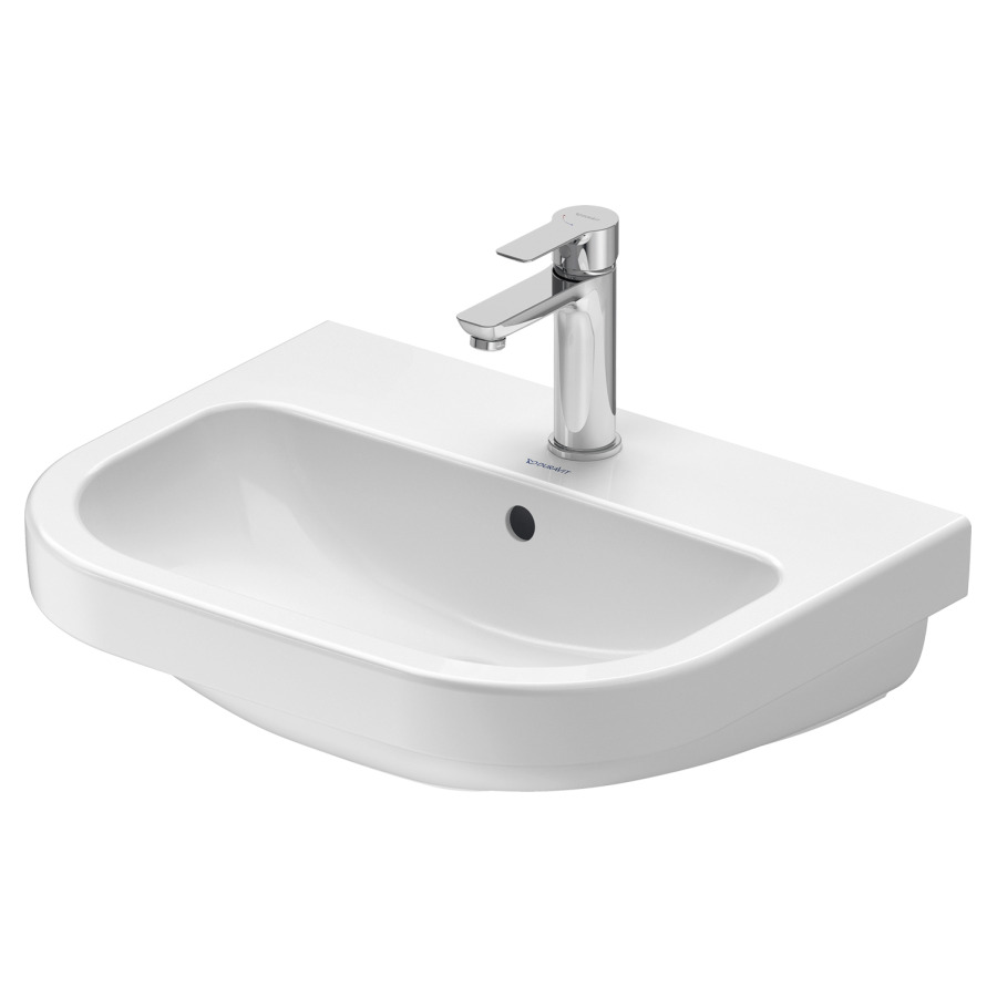 Lavabo D-CODE
55 x 16.5 x 43 cm
Céramique, partie inférieure émaillée
montage mural
avec trop-plein