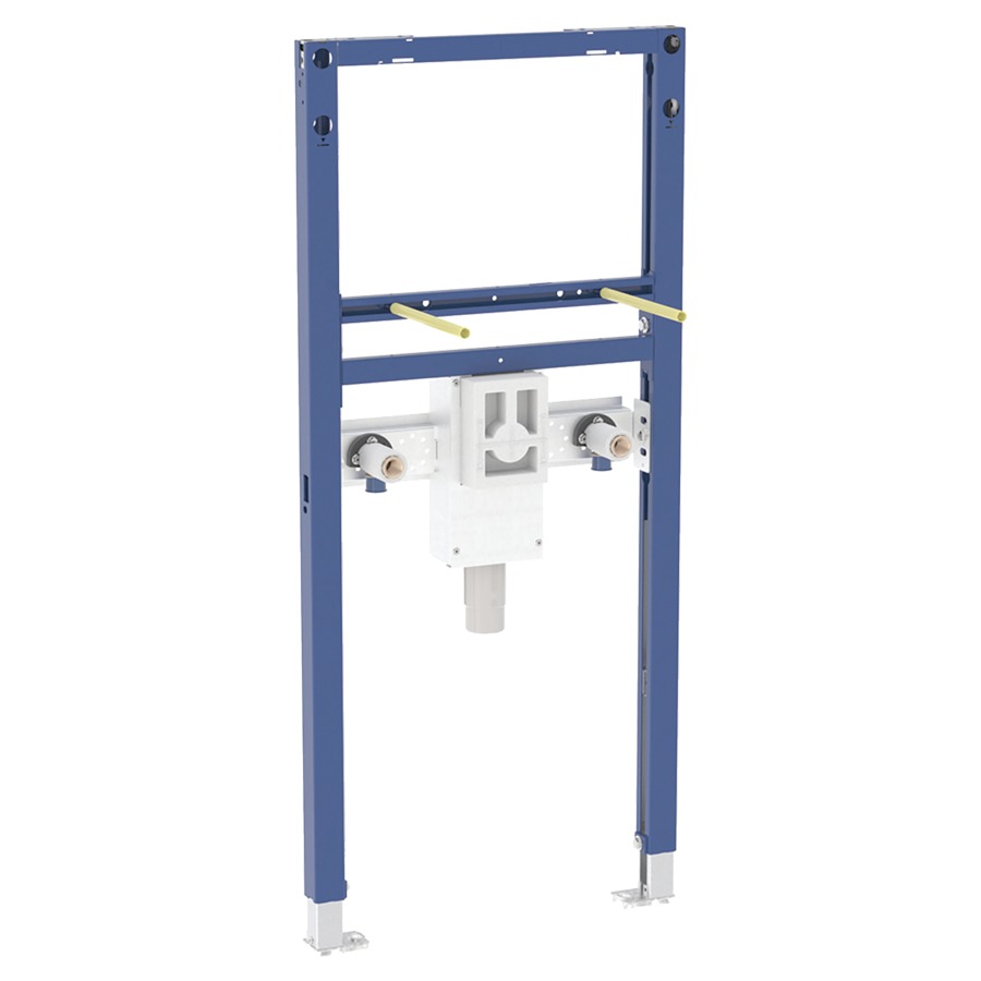 Élément pour lavabo DUOFIX Typ 112
50 x 112 x 8.2/7.5 cm
pour robinetterie monobloc 
avec siphon à encastrer, cadre de 
montage, matériel de fixation