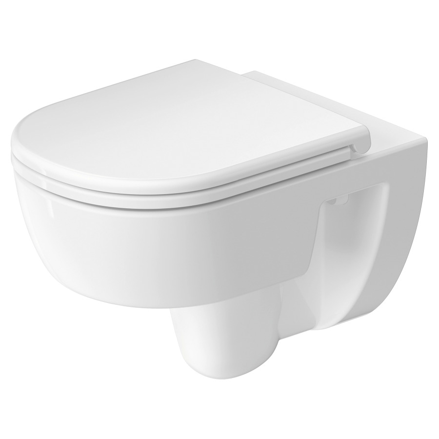 Cuvette murale D-CODE UP
37 x 40 x 54 cm, Céramique
rimless, à chasse directe
sortie horizontale
sans matériel de fixation