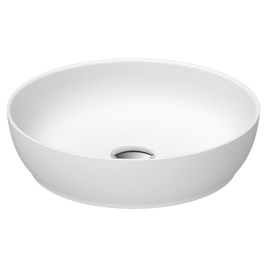 Lave-mains à poser Sivida
D 40 cm, H 10.5 cm
DuroCast Plus
sans trop-plein
coloris intérieur blanc