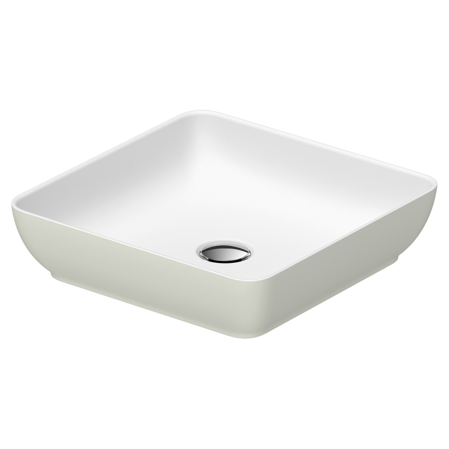 Lave-mains à poser Sivida
40 x 11 x 40 cm
DuroCast Plus
sans trop-plein
coloris intérieur blanc