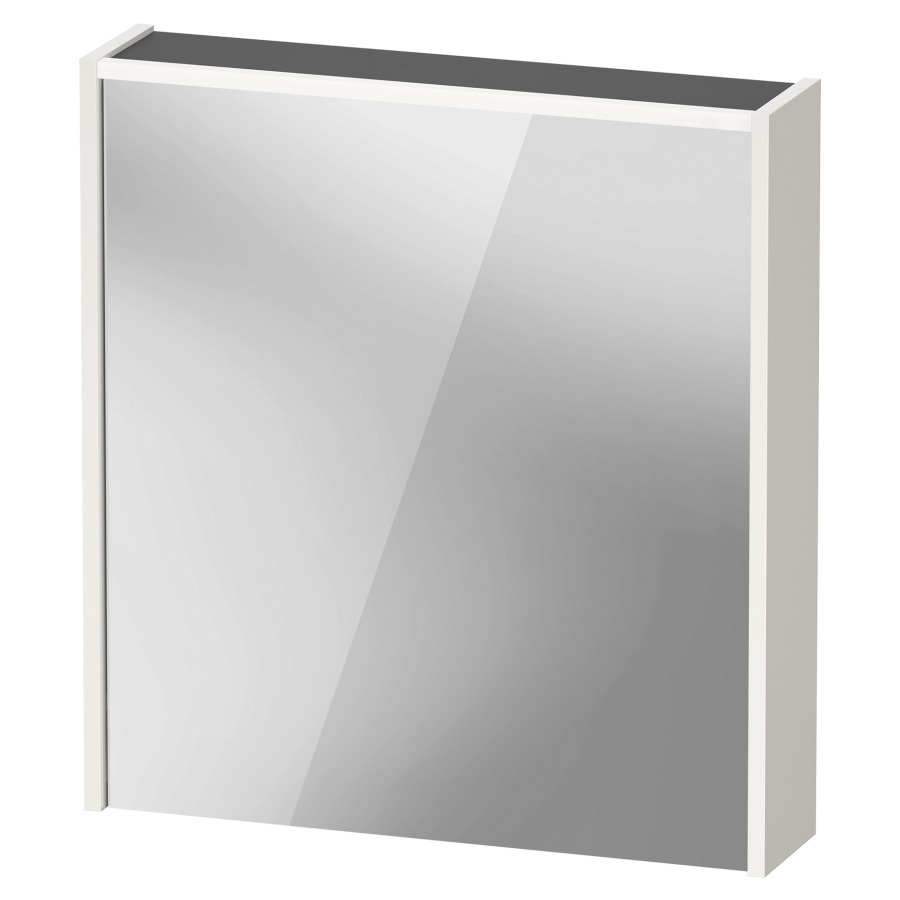 Armoire de toilette D-CODE
65 x 70 x 14.8 cm
1&nbsp;prise, 1&nbsp;porte à double miroir
charnière à droite
2 étagères en verre
éclairage LED direct
en haute 5 Watt, 4000 Kelvin
Classe d’énergie D, IP44