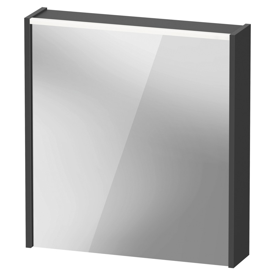 Armoire de toilette D-CODE
65 x 70 x 14.8 cm
1&nbsp;prise, 1&nbsp;porte à double miroir
charnière à droite
2 étagères en verre
éclairage LED direct
en haute 5 Watt, 4000 Kelvin
Classe d’énergie D, IP44