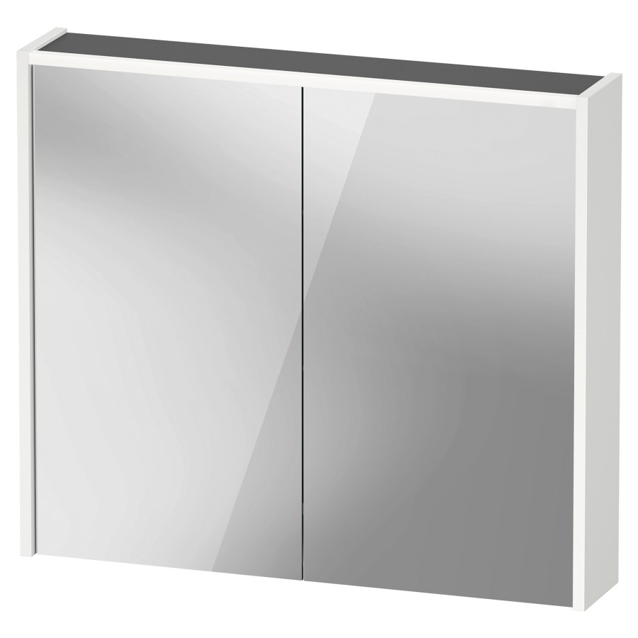 Armoire de toilette D-CODE
80 x 70 x 14.8 cm
1&nbsp;prise, 2&nbsp;portes à double miroir
2 étagères en verre
éclairage LED direct
en haute 6 Watt, 4000 Kelvin
Classe d’énergie D, IP44