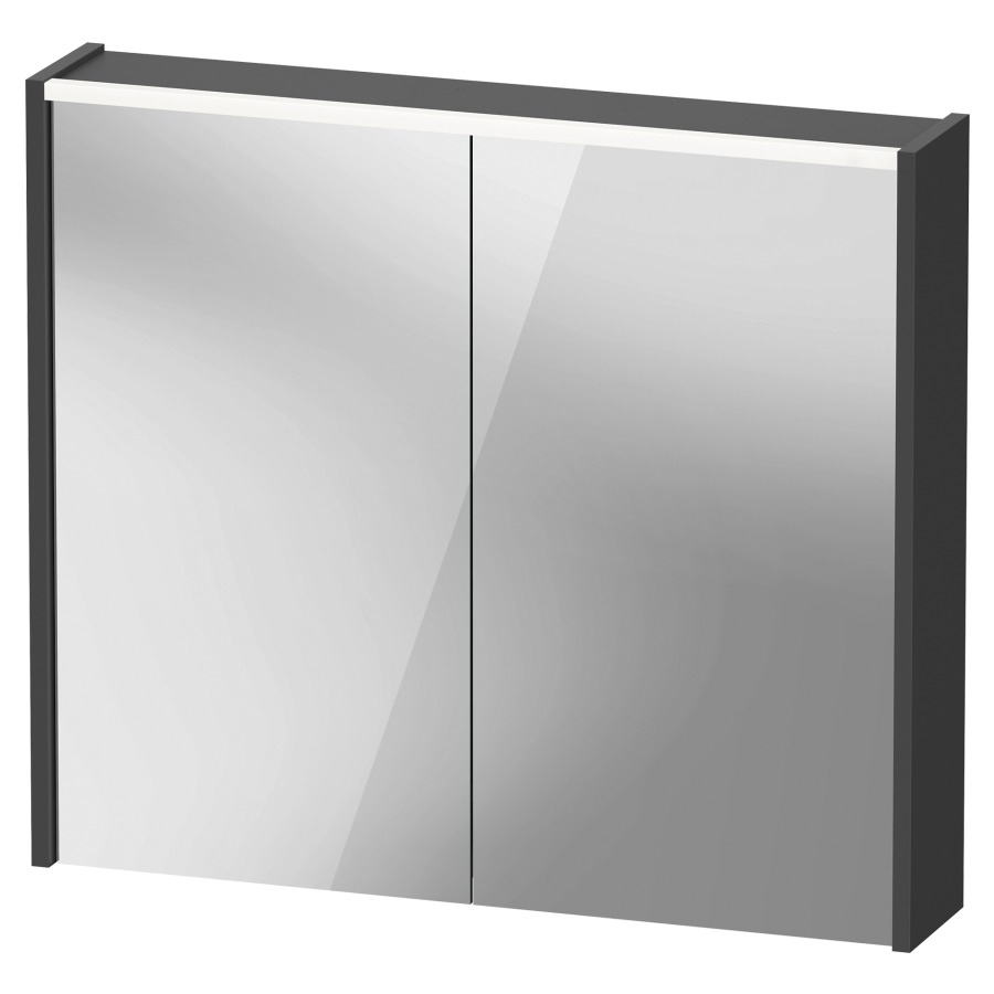 Armoire de toilette D-CODE
80 x 70 x 14.8 cm
1&nbsp;prise, 2&nbsp;portes à double miroir
2 étagères en verre
éclairage LED direct
en haute 6 Watt, 4000 Kelvin
Classe d’énergie D, IP44