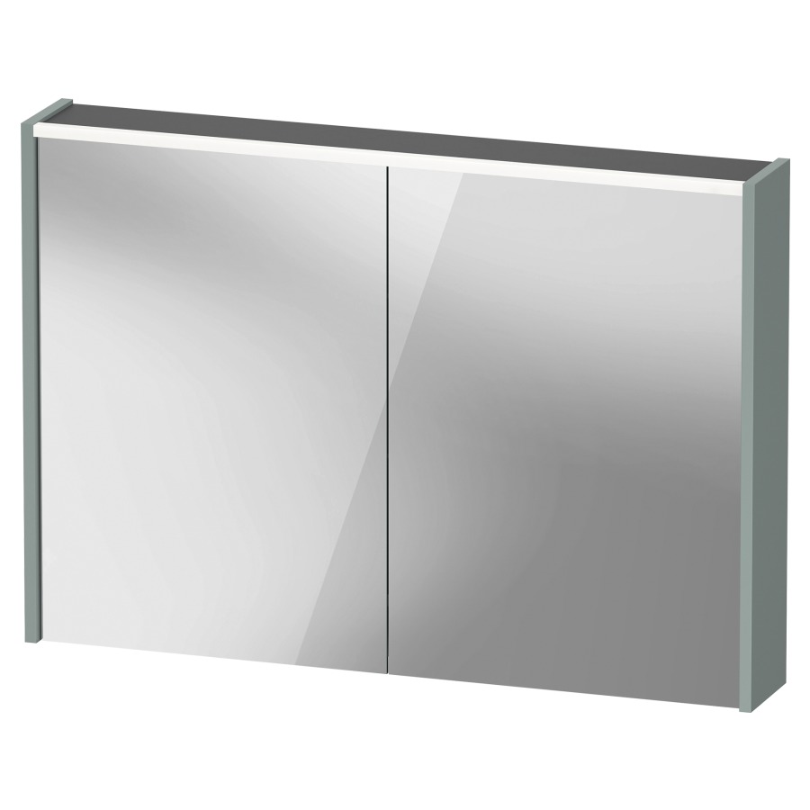 Armoire de toilette D-CODE
100 x 70 x 14.8 cm
1&nbsp;prise, 2&nbsp;portes à double miroir
2 étagères en verre
éclairage LED direct
en haute 7 Watt, 4000 Kelvin
Classe d’énergie D, IP44