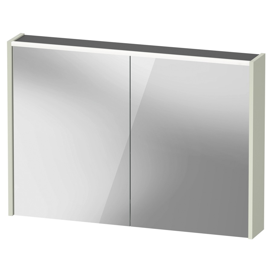 Armoire de toilette D-CODE
100 x 70 x 14.8 cm
1&nbsp;prise, 2&nbsp;portes à double miroir
2 étagères en verre
éclairage LED direct
en haute 7 Watt, 4000 Kelvin
Classe d’énergie D, IP44