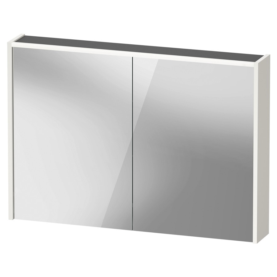 Armoire de toilette D-CODE
100 x 70 x 14.8 cm
1&nbsp;prise, 2&nbsp;portes à double miroir
2 étagères en verre
éclairage LED direct
en haute 7 Watt, 4000 Kelvin
Classe d’énergie D, IP44