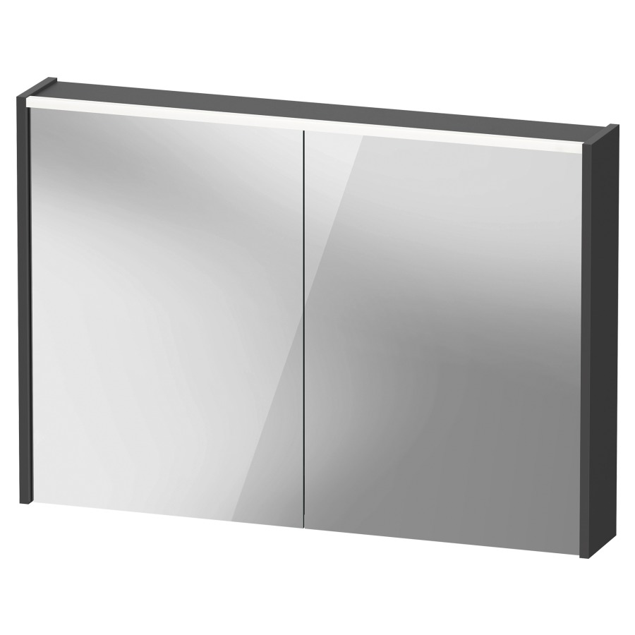 Armoire de toilette D-CODE
100 x 70 x 14.8 cm
1&nbsp;prise, 2&nbsp;portes à double miroir
2 étagères en verre
éclairage LED direct
en haute 7 Watt, 4000 Kelvin
Classe d’énergie D, IP44