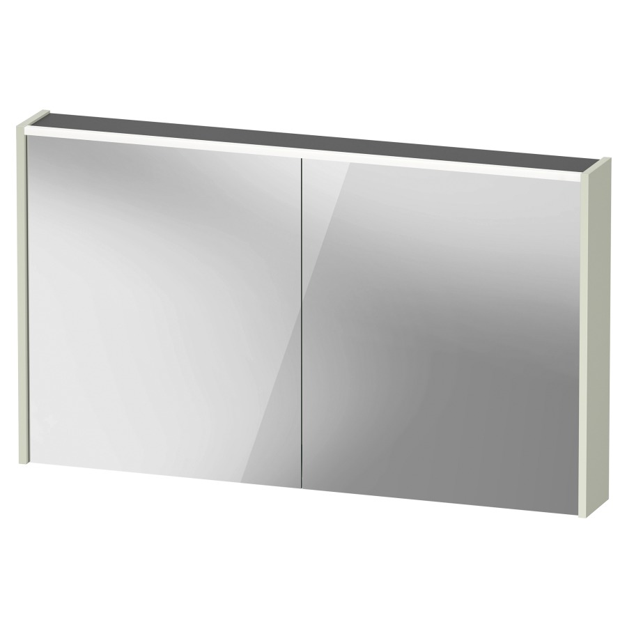 Armoire de toilette D-CODE
120 x 70 x 14.8 cm
1&nbsp;prise, 2&nbsp;portes à double miroir
2 étagères en verre
éclairage LED direct
en haute 9 Watt, 4000 Kelvin
Classe d’énergie D, IP44