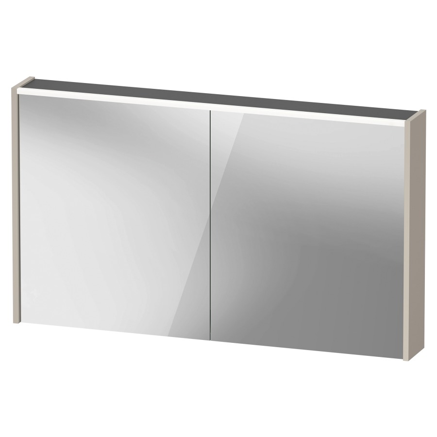 Armoire de toilette D-CODE
120 x 70 x 14.8 cm
1&nbsp;prise, 2&nbsp;portes à double miroir
2 étagères en verre
éclairage LED direct
en haute 9 Watt, 4000 Kelvin
Classe d’énergie D, IP44